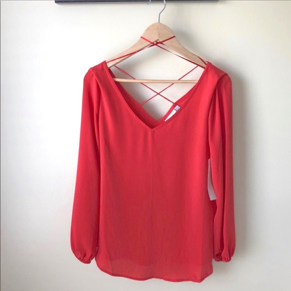 14th & Union Tops - NEW 14th & Union Strappy Neck Blouse • Small